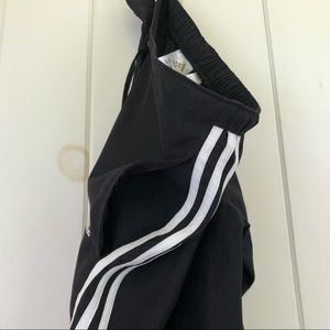 Adidas crop wide leg track pants.  Size Medium EUC